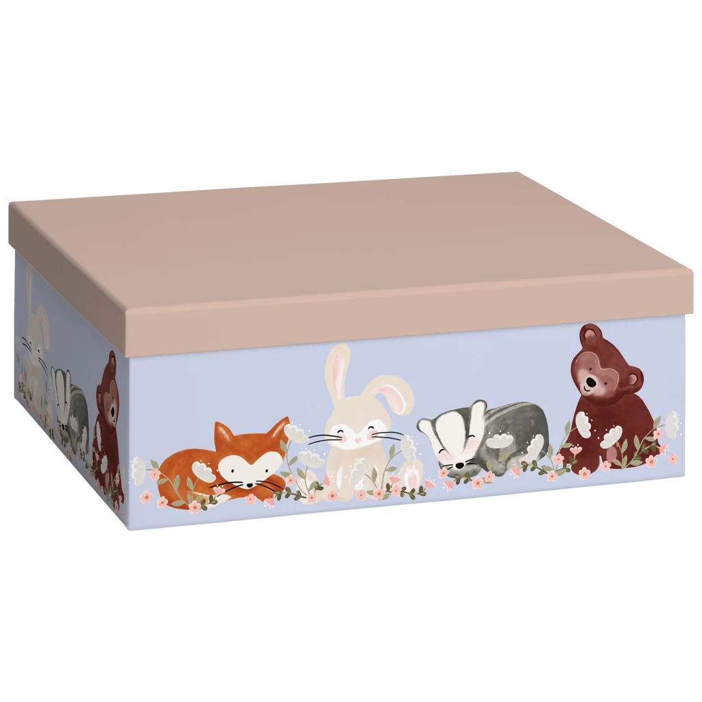 Boîte cadeau « Momo » | 24×12×33 cm, 120 g/m², vert clair