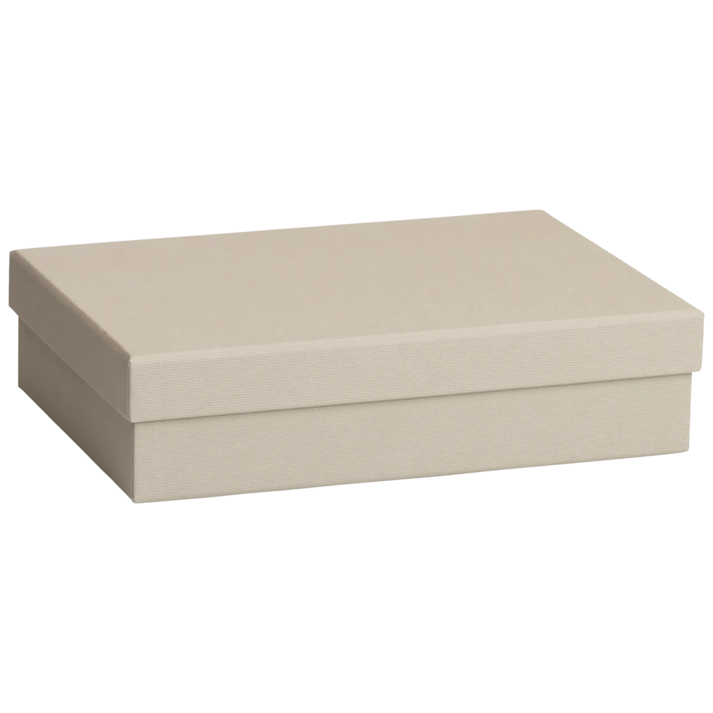 Gift Box One Colour | 24×6×16,5 cm, light grey