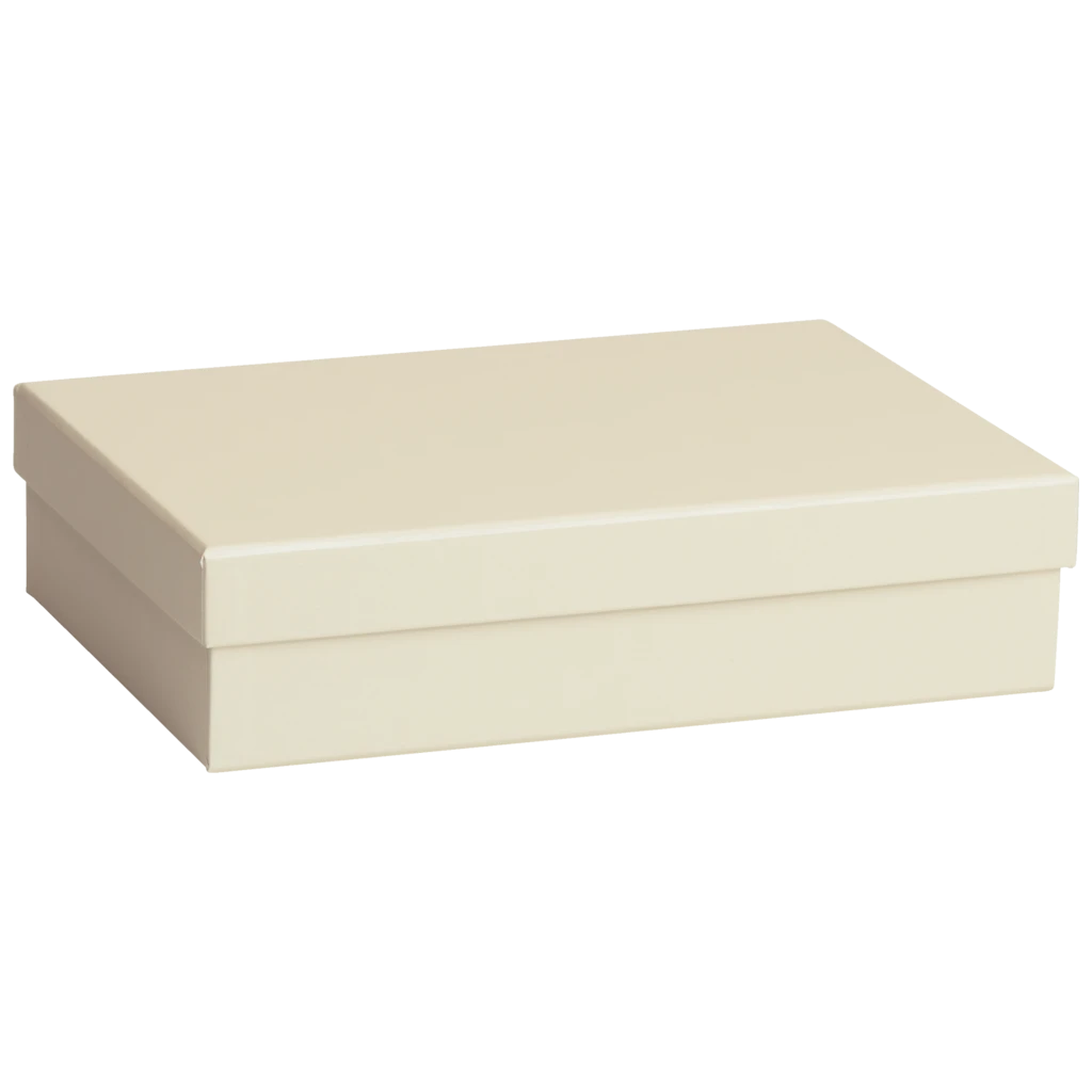 Gift Box One Colour | 24×6×16,5 cm, light beige