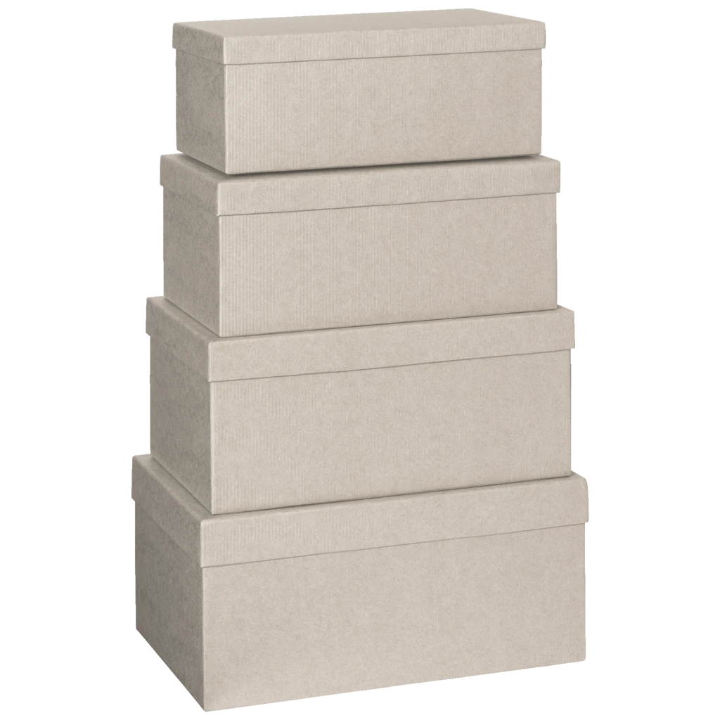 Gift Box One Colour | light grey, 4 Sizes