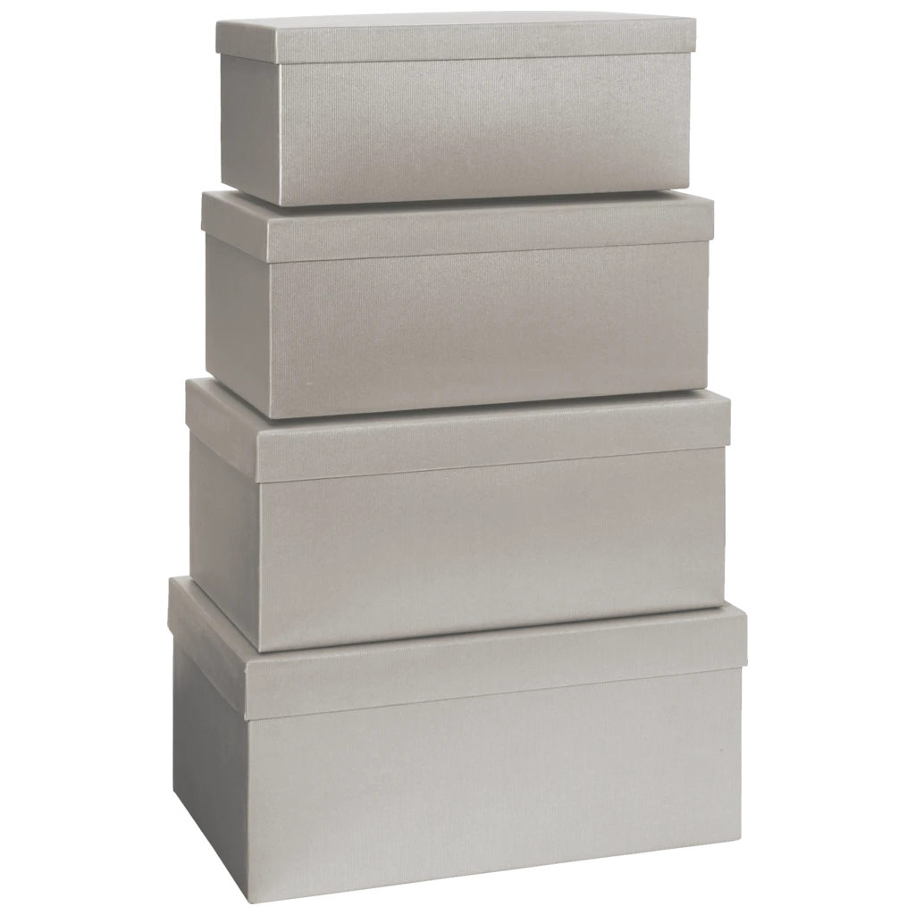 Gift Box One Colour | silver, 4 Sizes