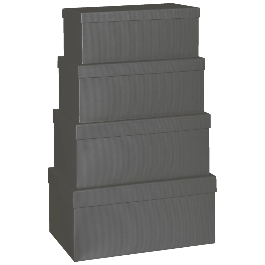 Gift Box One Colour | black, 4 Sizes
