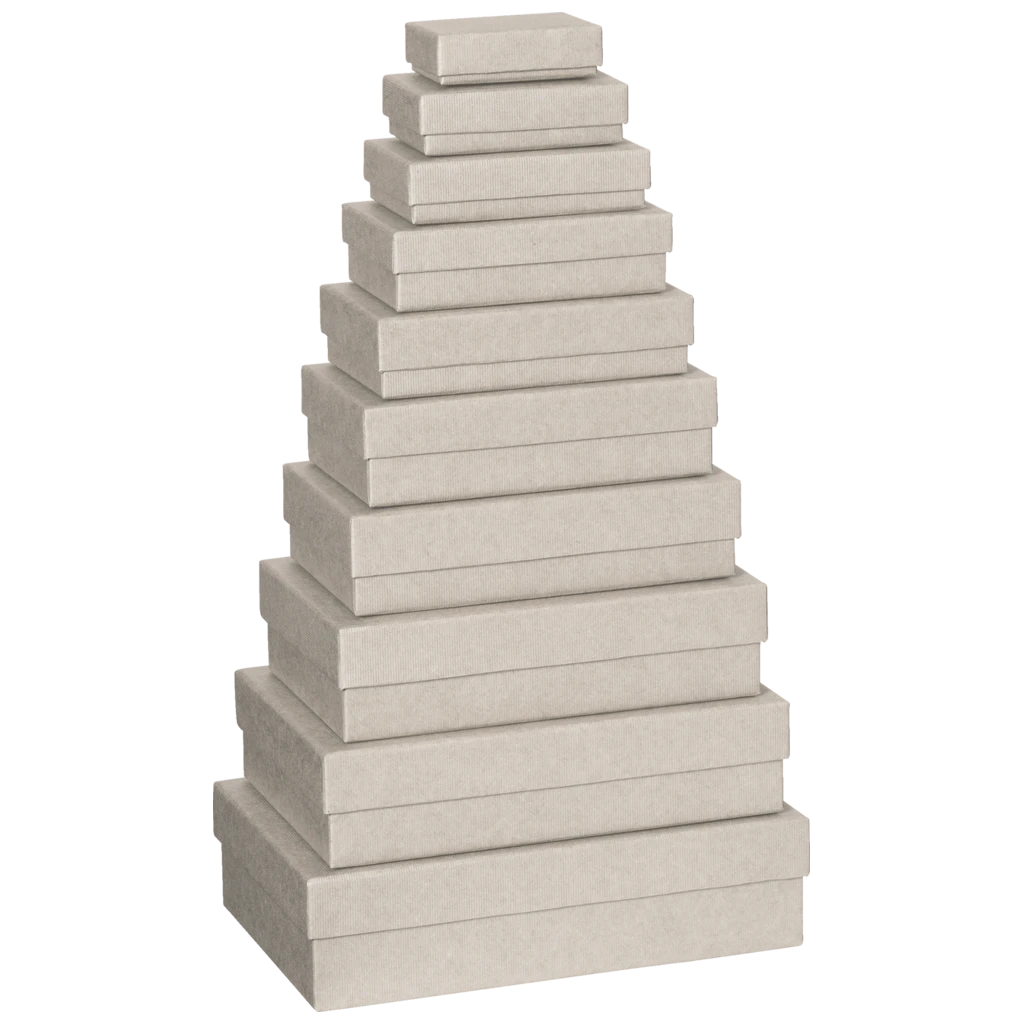 Gift Box One Colour | light grey, 10 Sizes