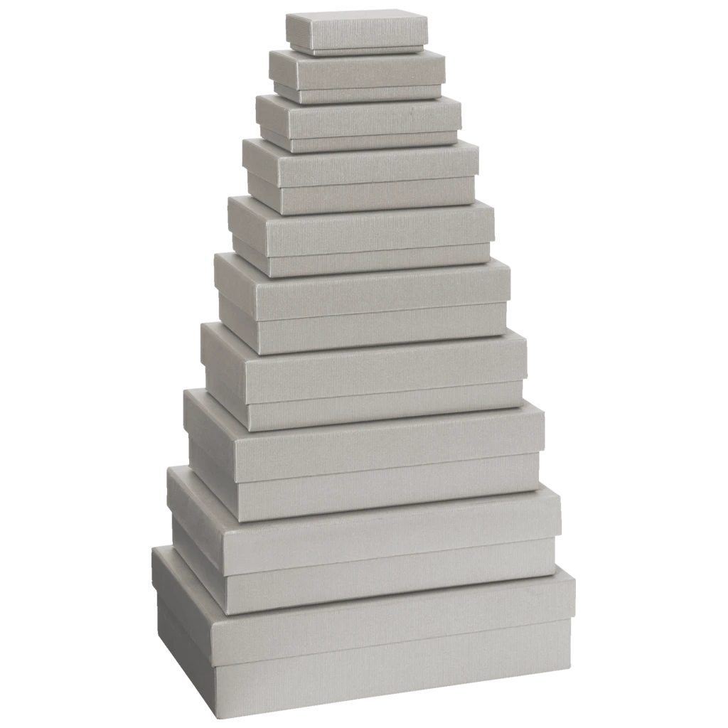 Gift Box One Colour | silver, 10 Sizes