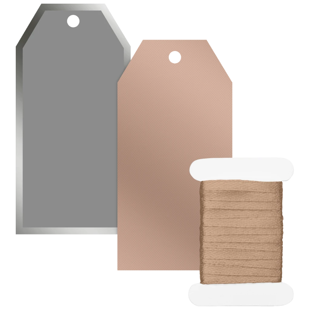 Gift Tag Set “Uni Pure Copper”