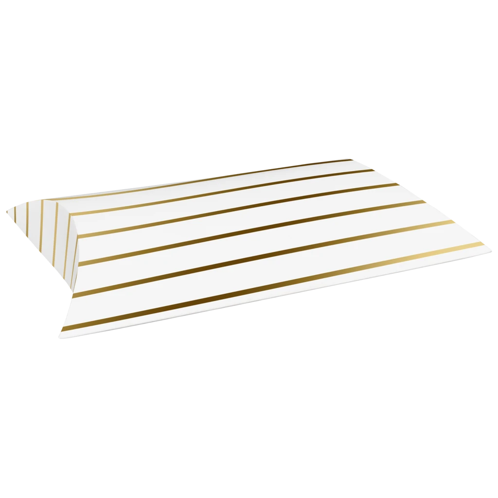 Folding Boxes “Uni Pure Copper” | 16×4×19,5 cm, 210 gsm, white/gold, 3 piece(s)