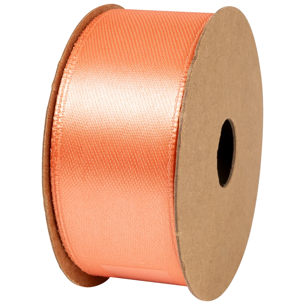 Gift Ribbons | satin polyester, 25 mm × 4 m, orange