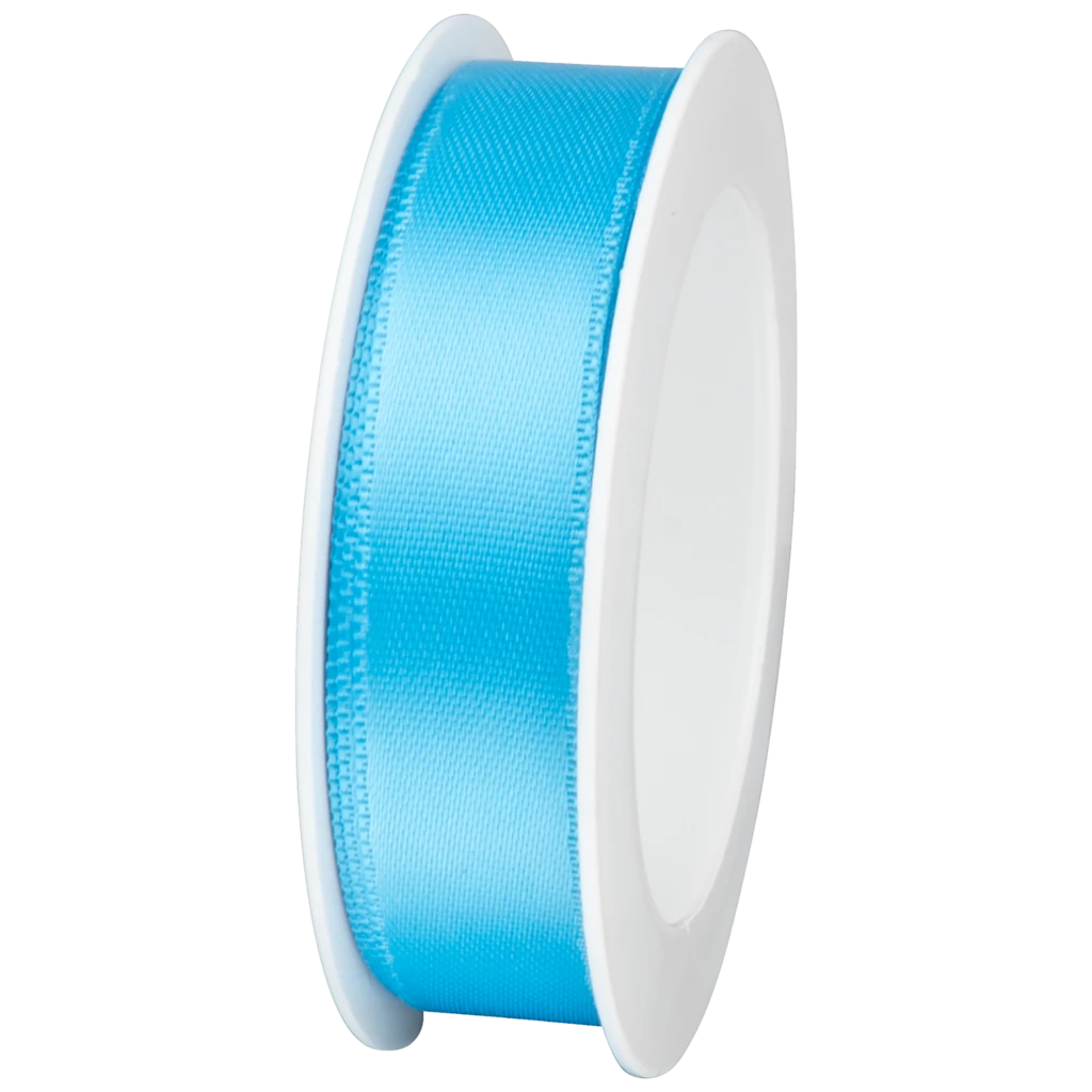 Geschenkband | Satin Polyester, 15 mm × 4 m, hellblau