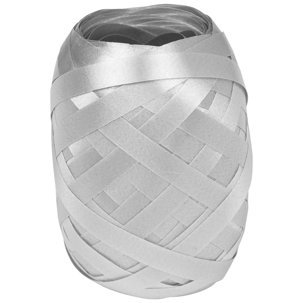 Geschenkband | Polypropylen, 5 mm × 20 m, hellgrau