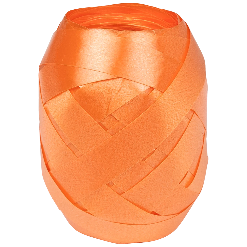 Gift Ribbon | polypropylene, 10 mm × 30 m, orange